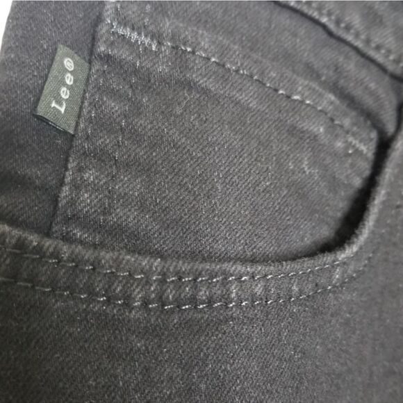 LEE Classic Fit Straight Leg Jean Black Size 10M - Picture 7 of 15